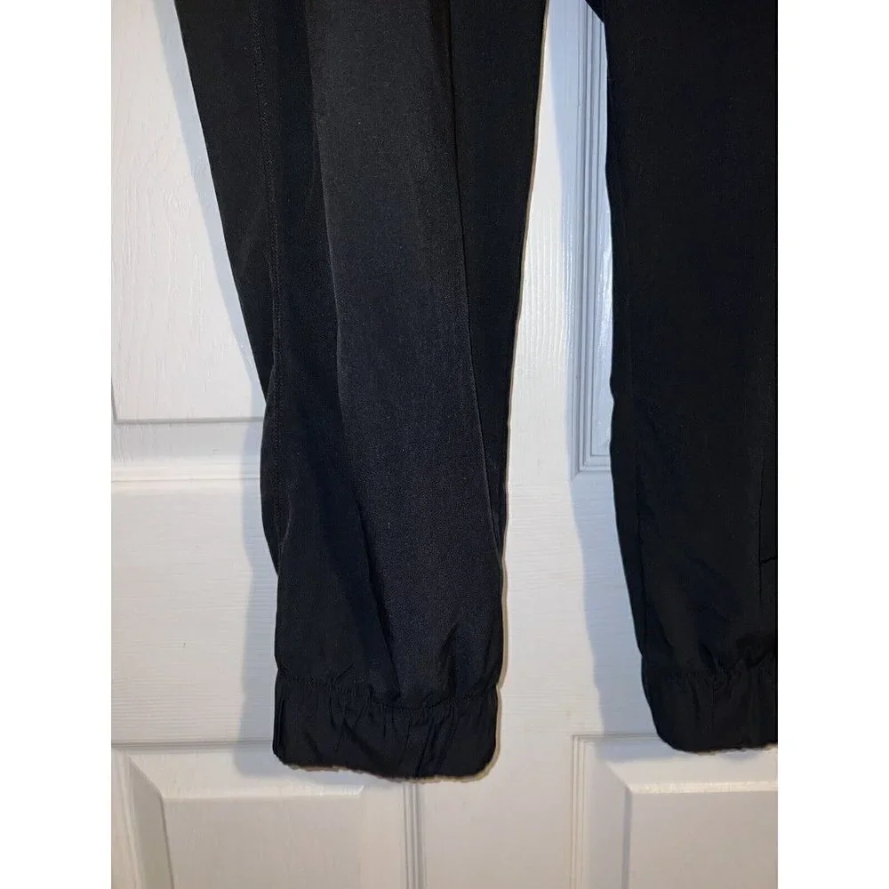 Z BY ZELLA Black Lightweight Cropped Elastic Waist Jogger Pants M
